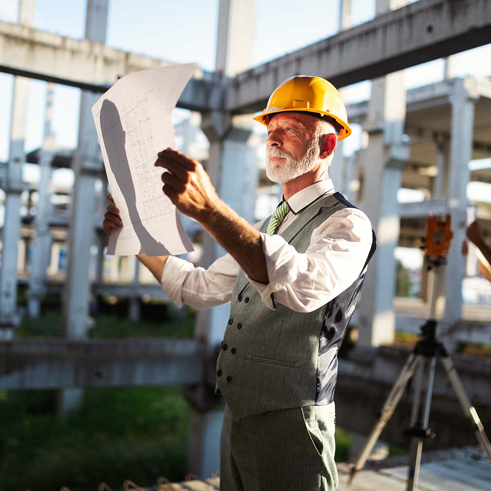 group of construction engineer working in construc CKQLJY.jpg